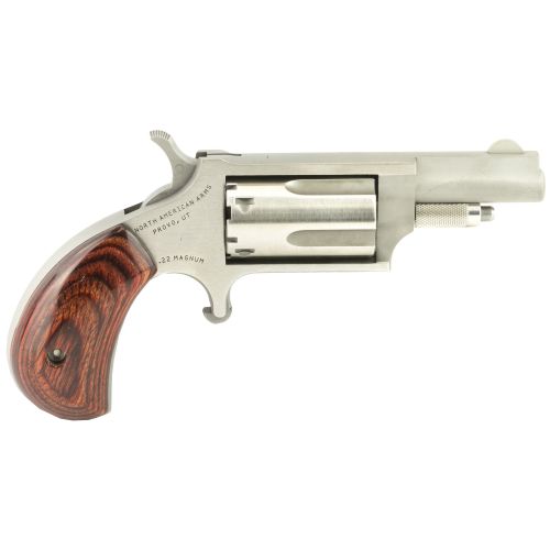 North American Arms NAA-22MC Mini Magnum .22 WMR Stainless/Silver Revolver