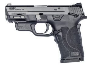 Smith and Wesson M&P9 Shield EZ with Crimson Trace Laserguard 9mm 3.6" Barrel 8-Round MS 3 Smith and Wesson M&P9 Shield EZ with Crimson Trace Laserguard 9mm 3.6" Barrel 8-Round MS