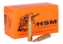 HSM/Hunting Shack Varmint Brass .223 Rem 55-Grain 50-Rounds V-Max 3 HSM/Hunting Shack Varmint Brass .223 Rem 55-Grain 50-Rounds V-Max