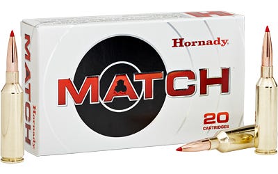 147 Grain Hornady Match 6.5 PRC, 147 Grain, Extremely Low Drag, 20 Rounds per Box