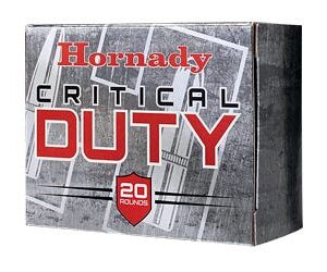 Hornady Critical Duty Nickel-Plated Brass 9mm 124-Grain 25-Rounds FlexLock