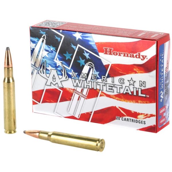 Hornady American Whitetail Brass .30-06 150-Grain 20-Rounds ISP Hornady American Whitetail Brass .30-06 150-Grain 20-Rounds ISP