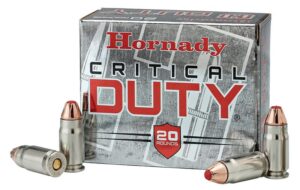 Hornady Critical Duty Nickel Plated Brass .45 ACP +P 220-Grain 20-Rounds FL 3 Hornady Critical Duty Nickel Plated Brass .45 ACP +P 220-Grain 20-Rounds FL