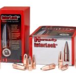 Hornady .30 Caliber .308 Diameter 180 Grain InterLock Round Soft Point Cannelured Bullet 100Rds 1 Hornady .30 Caliber .308 Diameter 180 Grain InterLock Round Soft Point Cannelured Bullet 100Rds