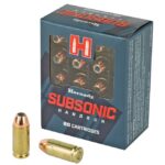 Hornady Subsonic Brass .40 SW 180-Grain 20-Rounds XTPHP 2 Hornady Subsonic Brass .40 SW 180-Grain 20-Rounds XTPHP