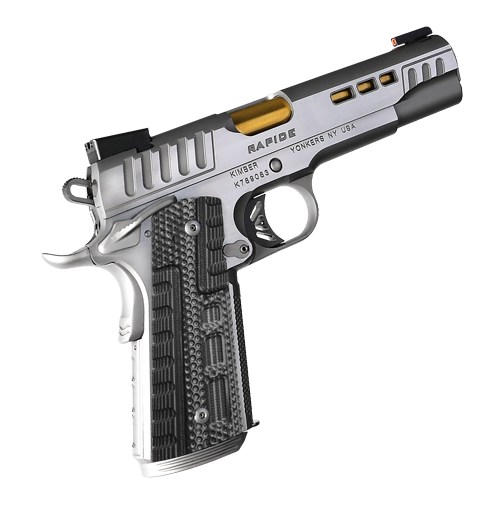 Kimber Rapide Dawn Silver 9mm 5" Barrel 9-Rounds RAPIDE G10 Grips Kimber Rapide Dawn Silver 9mm 5" Barrel 9-Rounds RAPIDE G10 Grips