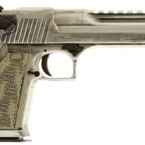 Magnum Research Desert Eagle Mark XIX Distressed White .44 Rem Mag 6" Barrel 8-Rounds