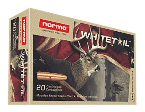 Norma Whitetail Brass .243 Win 100-Grain 20-Rounds PSP Norma Whitetail Brass .243 Win 100-Grain 20-Rounds PSP