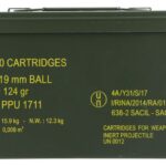 PPU Mil-Spec 9mm Luger 115 Grain Full Metal Jacket (FMJ) 1000 Rounds 1 PPU Mil-Spec 9mm Luger 115 Grain Full Metal Jacket (FMJ) 1000 Rounds