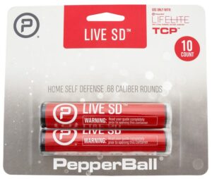 Pepperball Live SD Pepperballs Red Pava .09 oz 10 Per Package 3 Pepperball Live SD Pepperballs Red Pava .09 oz 10 Per Package