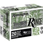 Remington Ammunition Range Ammo Brass 9mm 250-Round 115 Grain FMJ 1 Remington Ammunition Range Ammo Brass 9mm 250-Round 115 Grain FMJ