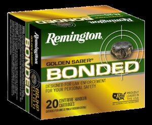 Remington Golden Saber Bonded Brass .40 SW 180-Grain 20-Rounds BJHP 3 Remington Golden Saber Bonded Brass .40 SW 180-Grain 20-Rounds BJHP