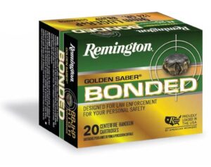 Remington Golden Saber 9mm 124 Grain 20-Rounds BJHP 3 Remington Golden Saber 9mm 124 Grain 20-Rounds BJHP