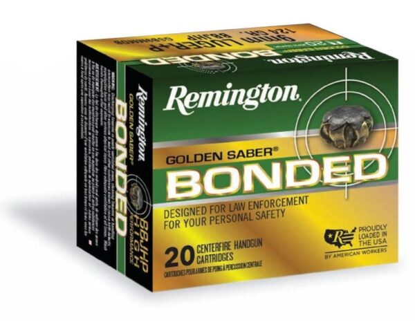 Remington Golden Saber 9mm 124 Grain 20-Rounds BJHP Remington Golden Saber 9mm 124 Grain 20-Rounds BJHP