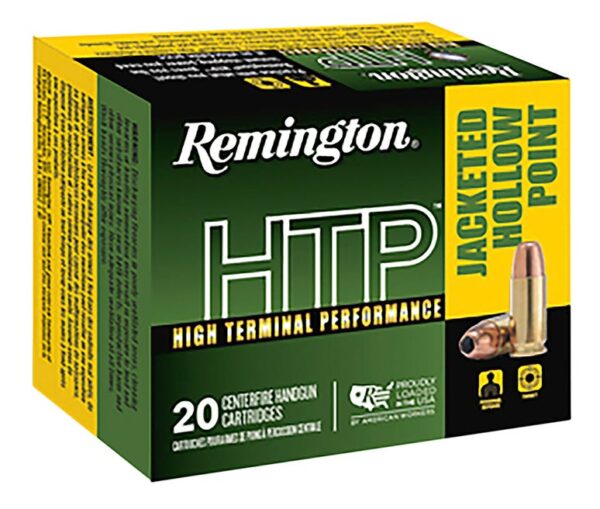 Remington HTP Handgun Ammo Brass .45 Colt 230-Grain 20-Rounds JHP Remington HTP Handgun Ammo Brass .45 Colt 230-Grain 20-Rounds JHP