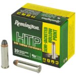Remington HTP Pistol Ammo .357 158-Grain SJHP 20Rds 1 Remington HTP Pistol Ammo .357 158-Grain SJHP 20Rds