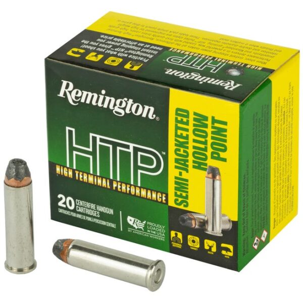 Remington HTP Pistol Ammo .357 158-Grain SJHP 20Rds Remington HTP Pistol Ammo .357 158-Grain SJHP 20Rds