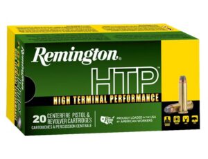 Remington HTP Pistol Ammo .357 110-Grain SJHP 20Rds 3 Remington HTP Pistol Ammo .357 110-Grain SJHP 20Rds