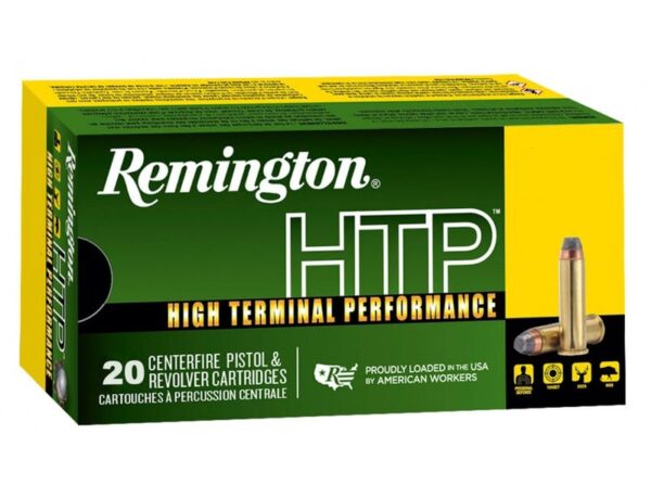 Remington HTP Pistol Ammo .357 110-Grain SJHP 20Rds Remington HTP Pistol Ammo .357 110-Grain SJHP 20Rds