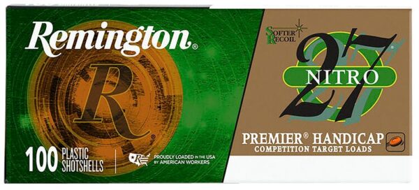 Remington Premier Nitro 27 12 GA #7.5-Shot 100-Rounds 2.75" Remington Premier Nitro 27 12 GA #7.5-Shot 100-Rounds 2.75"