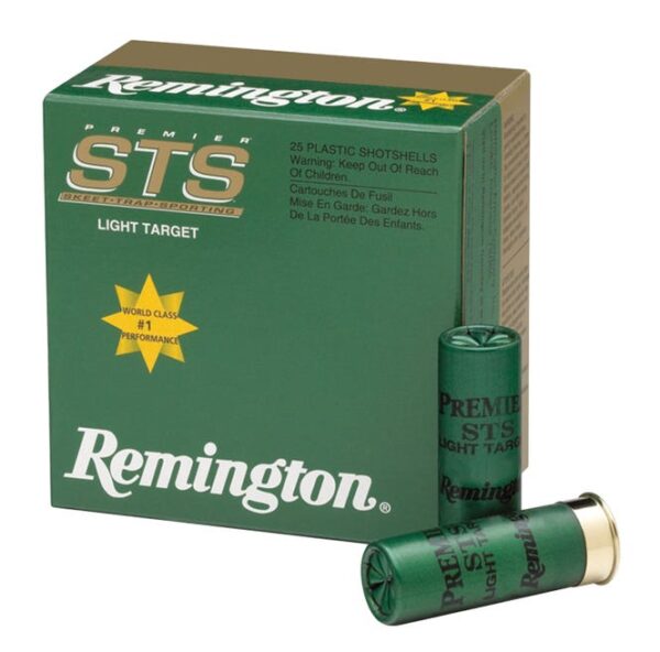 Remington STS Target Load 12 GA 2.75" 1 1/8 oz #8 Lead Shot 25Rds Remington STS Target Load 12 GA 2.75" 1 1/8 oz #8 Lead Shot 25Rds