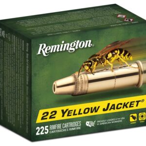 Remington Yellow Jacket Brass .22 LR 33-Grain 225-Rounds TCHP
