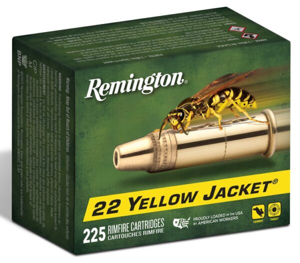 Remington Yellow Jacket Brass .22 LR 33-Grain 225-Rounds TCHP Remington Yellow Jacket Brass .22 LR 33-Grain 225-Rounds TCHP