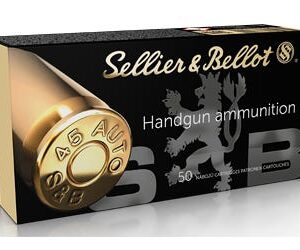 Sellier & Bellot 45 ACP 230 Grain Jacketed Hollow Point 50 Round Box