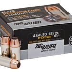 Sig Sauer Elite Performance 185GR Jacketed Hollow Point .45 ACP 20Rds 2 Sig Sauer Elite Performance 185GR Jacketed Hollow Point .45 ACP 20Rds