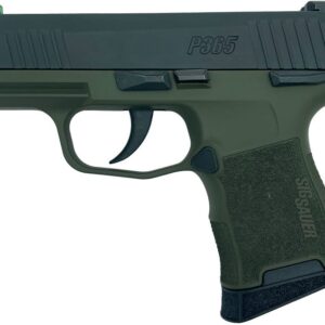 Sig Sauer P365 Green GrabAGun Exclusive 9mm 3.1" Barrel 10-Rounds Manual Safety