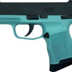Sig Sauer P365 Tiffany Blue 9mm 3.1" Barrel 10-Rounds X-Ray3 Sights GrabAGun Exclusive 1 Sig Sauer P365 Tiffany Blue 9mm 3.1" Barrel 10-Rounds X-Ray3 Sights GrabAGun Exclusive