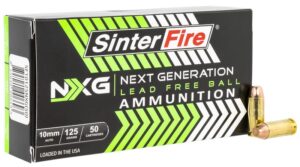 SinterFire Next Generation (NXG) Brass 10mm 125-Grain 50-Rounds Lead Free Ball 3 SinterFire Next Generation (NXG) Brass 10mm 125-Grain 50-Rounds Lead Free Ball
