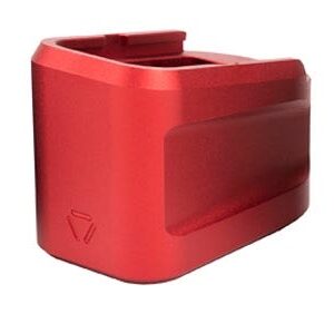 Strike Industries Aluminum Extended Magazine Plate Red fits GLOCK 19