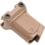 Strike Industries Angled Vertical Grip Short Flat Dark Earth W/ Cable Management Storage For M-LOK Rail 2 Strike Industries Angled Vertical Grip Short Flat Dark Earth W/ Cable Management Storage For M-LOK Rail