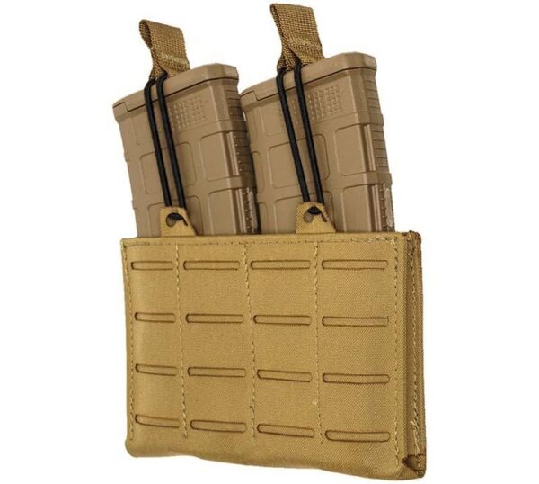 TacShield RZR Double Rifle Magazine Pouch Coyote Brown MOLLE TacShield RZR Double Rifle Magazine Pouch Coyote Brown MOLLE