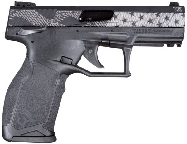 Taurus TX22 .22 LR 4.1" Barrel 10-Rounds Flag Engraving Taurus TX22 .22 LR 4.1" Barrel 10-Rounds Flag Engraving