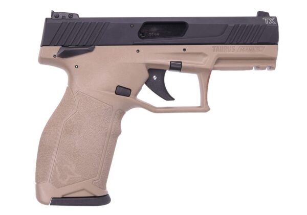 Taurus TX22 BLK/FDE .22LR 4" Barrel 10-Rounds Safety Taurus TX22 BLK/FDE .22LR 4" Barrel 10-Rounds Safety