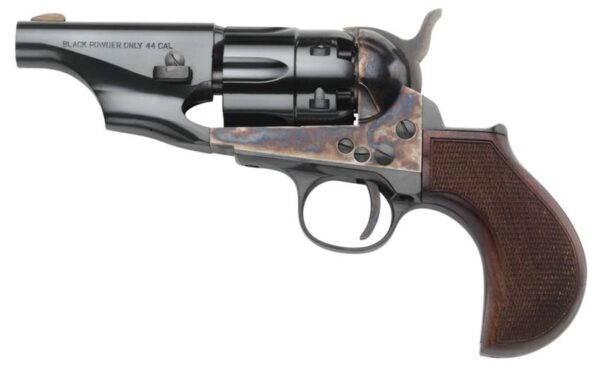 Taylors and Co 1860 Army Snub Nose .44 3" Barrel 6-Rounds Walnut Grips Taylors and Co 1860 Army Snub Nose .44 3" Barrel 6-Rounds Walnut Grips