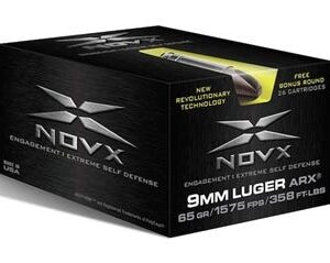NovX Engagement Extreme Self-Defense 9mm Luger 65 Grain ARX 26 Round Box