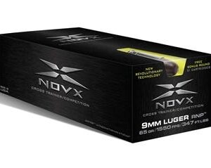 NovX Crosstrainer 9mm Luger +P 65 Grain RNP 51 Round Box