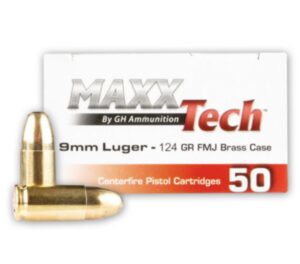TulAmmo MaxxTech Steel 9mm 124-Grain 50-Rounds FMJ 3 TulAmmo MaxxTech Steel 9mm 124-Grain 50-Rounds FMJ