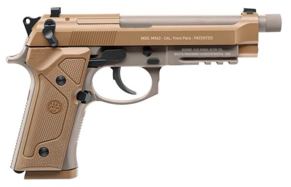 Umarex Beretta M9A3 Flat Dark Earth .177 4.75" Barrel 18-Rounds Umarex Beretta M9A3 Flat Dark Earth .177 4.75" Barrel 18-Rounds