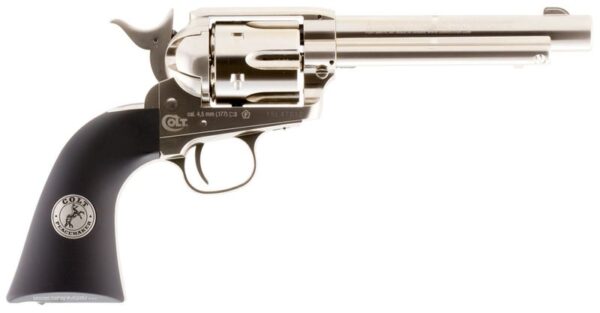Umarex Colt Peacemaker Airgun Nickel .177 5" Barrel 6-Rounds Umarex Colt Peacemaker Airgun Nickel .177 5" Barrel 6-Rounds