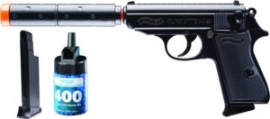 Umarex Walther PPKS Operative Airgun 6mm 15-Rounds Faux Suppressor 3 Umarex Walther PPKS Operative Airgun 6mm 15-Rounds Faux Suppressor