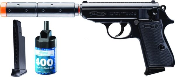 Umarex Walther PPKS Operative Airgun 6mm 15-Rounds Faux Suppressor Umarex Walther PPKS Operative Airgun 6mm 15-Rounds Faux Suppressor