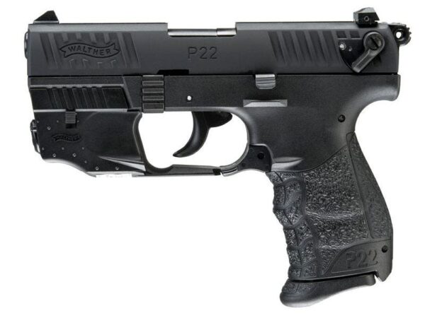 Walther P22Q .22 LR 3.42" Barrel 10-Rounds with Laser Walther P22Q .22 LR 3.42" Barrel 10-Rounds with Laser