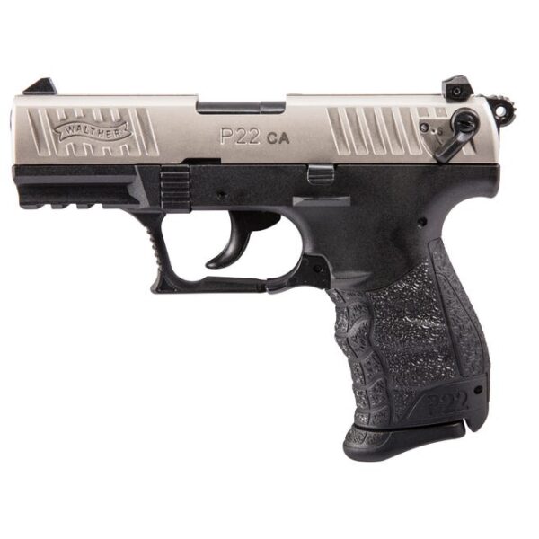 Walther P22 22LR Black/Nickel 3.42" Barrel 10 Rounds Walther P22 22LR Black/Nickel 3.42" Barrel 10 Rounds