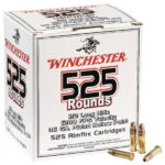 Winchester USA Brass .22 LR 36-Grain 525-Rounds CPHP 3 Winchester USA Brass .22 LR 36-Grain 525-Rounds CPHP