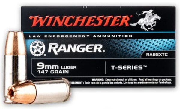 Winchester Ranger One Nickel Plated Brass 147-Grain 500-Rounds BT Winchester Ranger One Nickel Plated Brass 147-Grain 500-Rounds BT