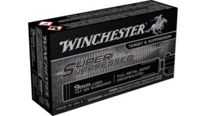 Winchester Super Suppressed 9mm 147 Grain 50-Rounds FMJ 3 Winchester Super Suppressed 9mm 147 Grain 50-Rounds FMJ